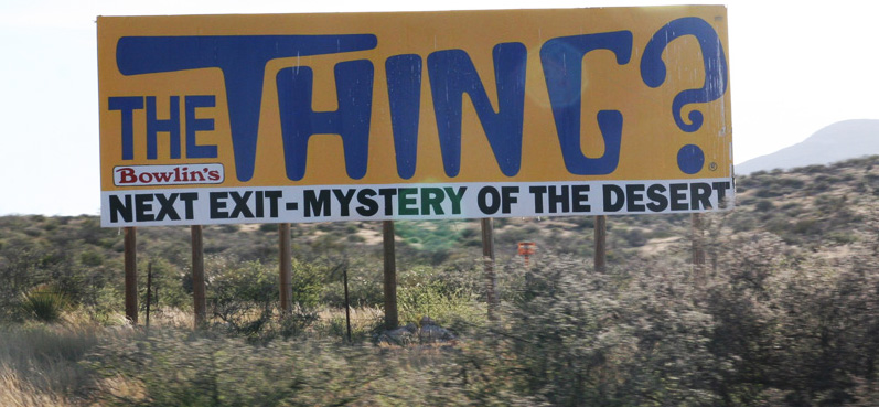 The Thing. Mystery of the Desert.
